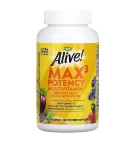 Мультивітаміни Natures Way Max3 With Iron 180 tabs (1086-2022-10-1048)