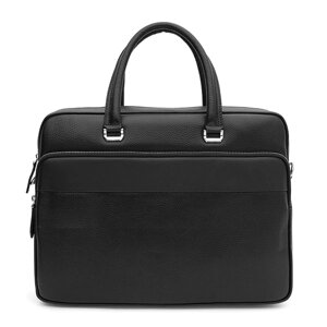 Чоловіча шкіряна сумка Borsa Leather K18820-1bl-black