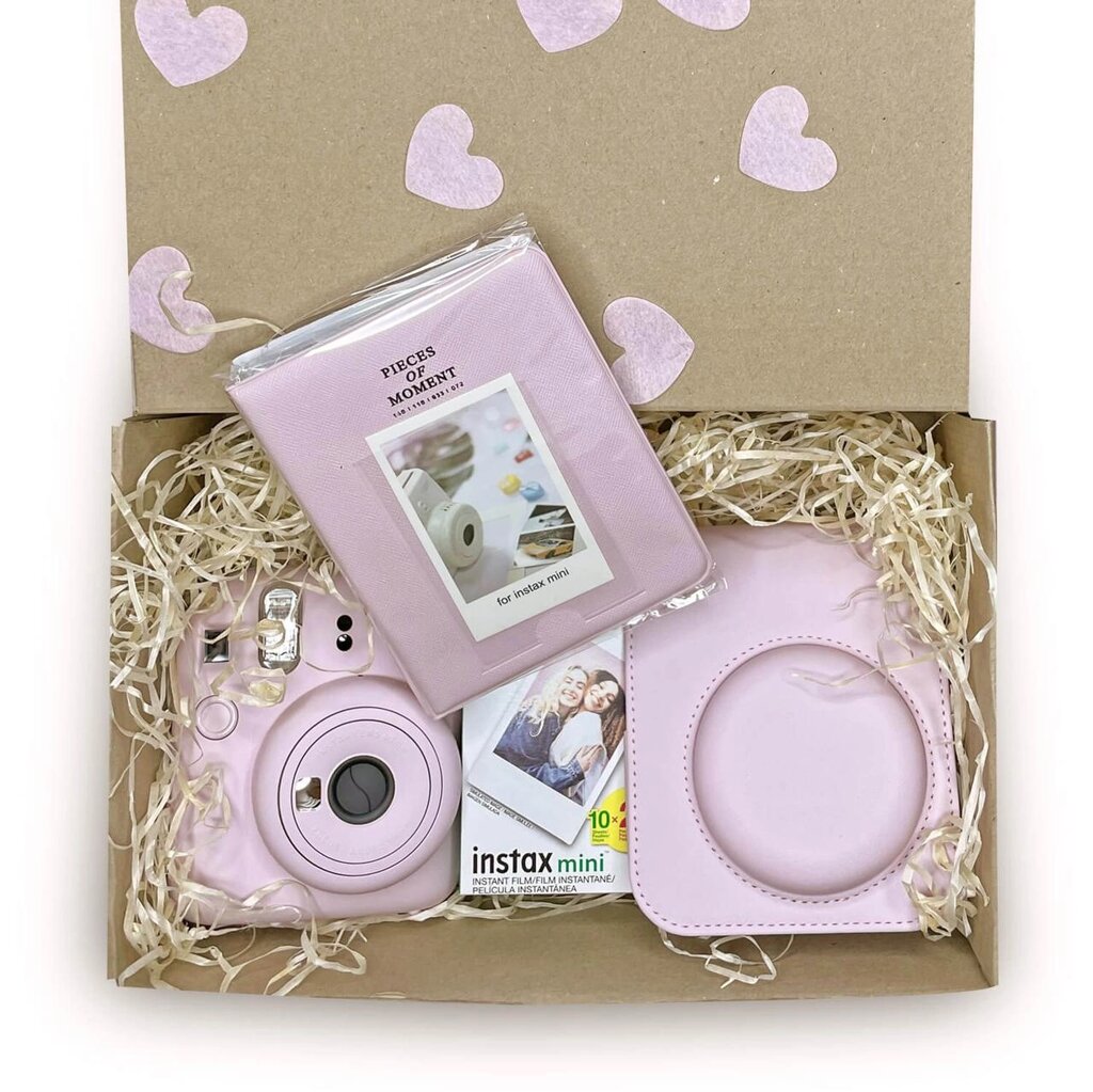 Набір камери Fujifilm Instax Mini 12/Фотопапір 20 шт/Чехол/Фотоальбом 64 фото Рожевий (2148686541) від компанії Придбай - фото 1