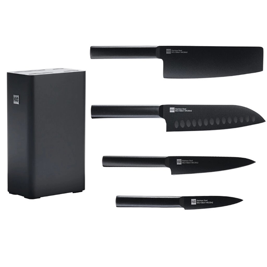 Набір ножів Xiaomi HuoHou Set of Knives with Stand 5 in 1 від компанії Придбай - фото 1