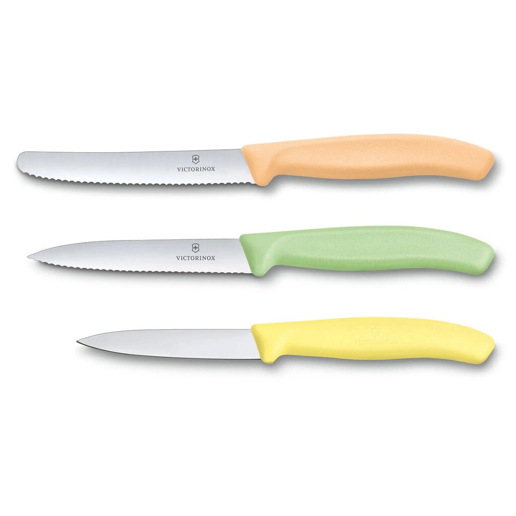 Набір Victorinox Swiss Classic Trend Colors Paring Knife Set із 3-х ножів (6.7116.34L2) від компанії Придбай - фото 1