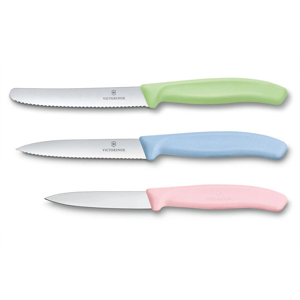 Набір Victorinox Swiss Classic Trend Colors Paring Knife Set із 3-х ножів (6.7116.34L3) від компанії Придбай - фото 1