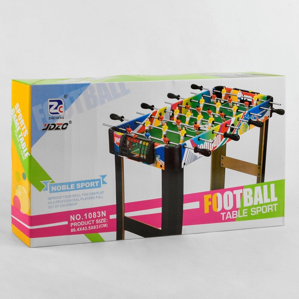 Настільна гра Футбол Zhicheng Football Table Sport 86,4 х 43,5 х 63 см Різнобарвний (105313) від компанії Придбай - фото 1