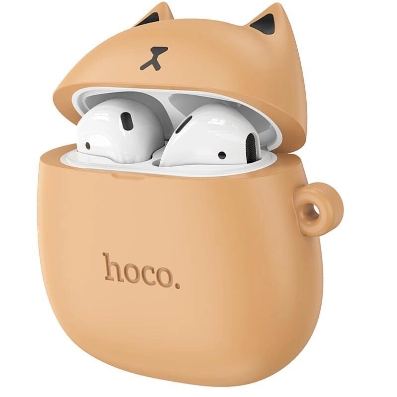 Навушники бездротові для дітей Bluetooth HOCO Cat EW45 у кейсі Orange від компанії Придбай - фото 1