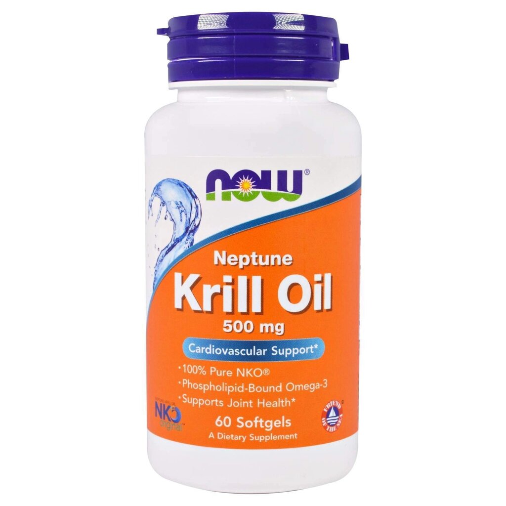 Neptune Krill Oil Now Foods 500 мг 60 капсул від компанії Придбай - фото 1