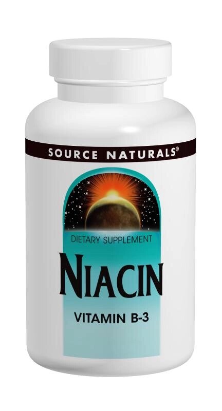 Ніацин В3 Source Naturals 100 мг 250 таблеток (SN0502) від компанії Придбай - фото 1