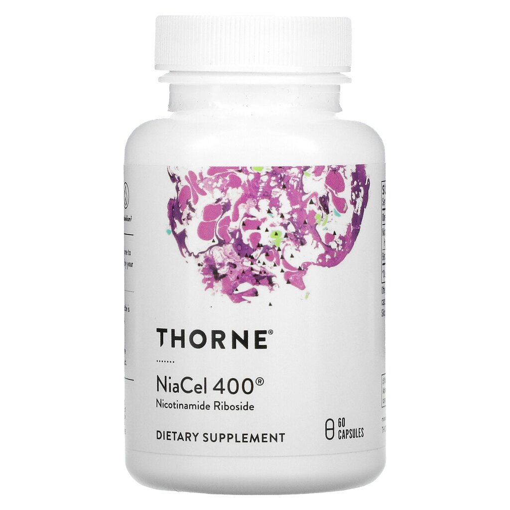 Нікотінамід рибозид NiaCel 400 Thorne Research 60 капсул від компанії Придбай - фото 1