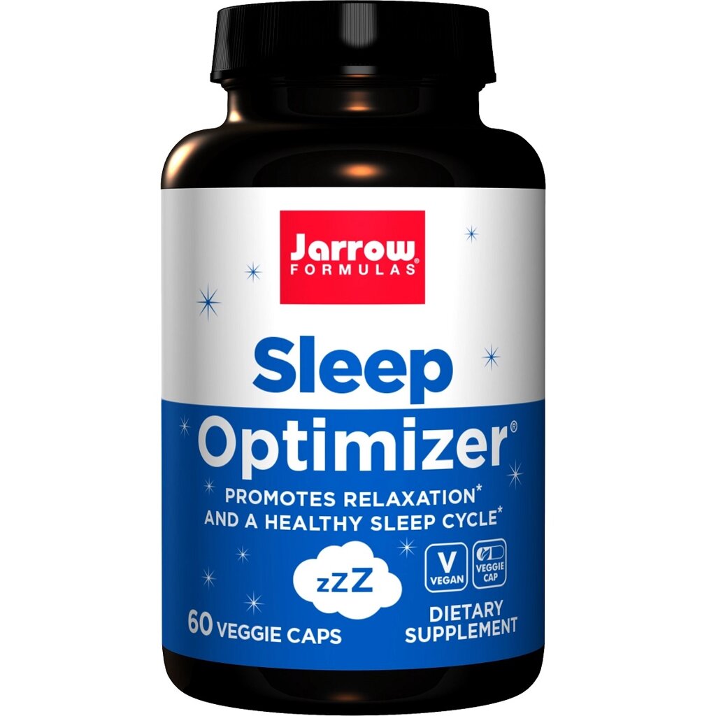 Нормалізація сну, Sleep Optimizer, Jarrow Formulas, 60 вегетаріанських капсул від компанії Придбай - фото 1