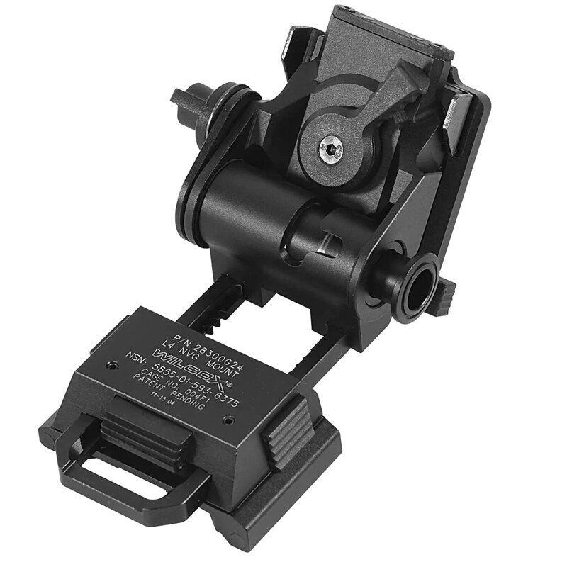 NVG крепление для ПНВ c DOVETAIL интерфейсом Ласточкин хвост Wilcox L4G24 для NV8000 NV8160 PVS-15/18/21/31 Черный від компанії Придбай - фото 7