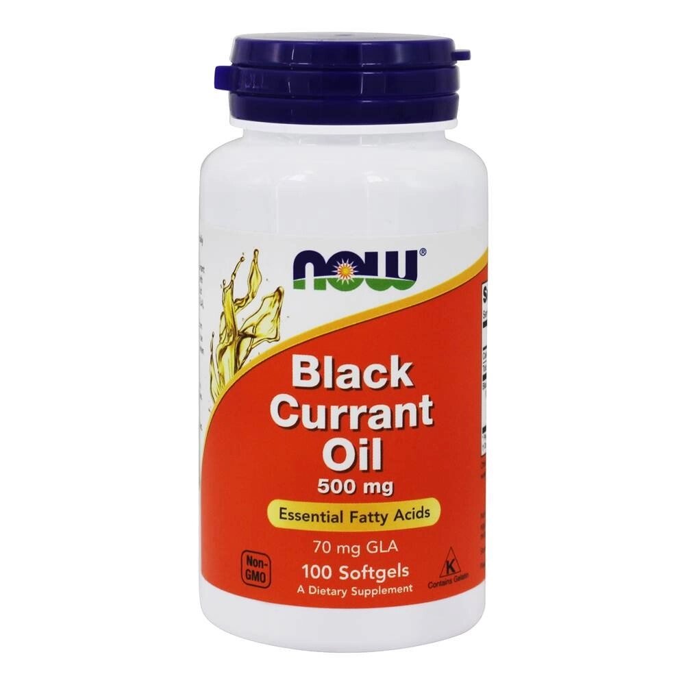 Олія чорної смородини NOW Foods Black Currant Oil 500 mg 100 Softgels від компанії Придбай - фото 1