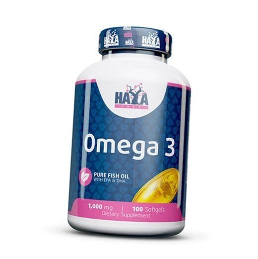 Омега 3 для дорослих Omega-3 1000 Haya 100гелкапс (67405002) від компанії Придбай - фото 1