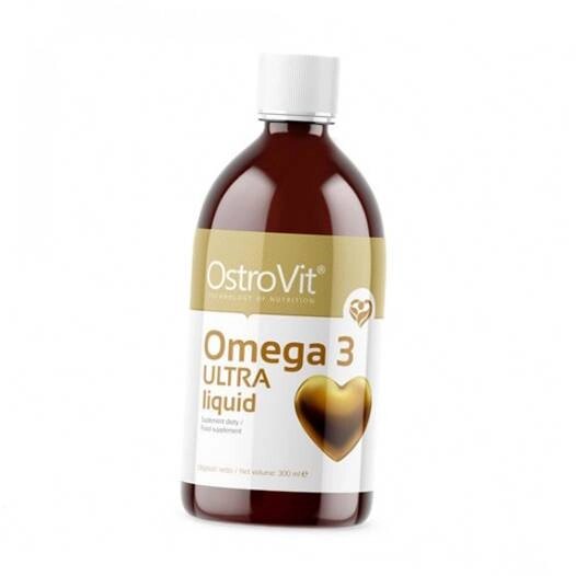 Омега 3 Рідка Omega 3 Ultra Liquid Ostrovit 300мол (67250003) від компанії Придбай - фото 1