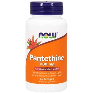 Пантетин Pantethine Now Foods 300 мг 60 капсул