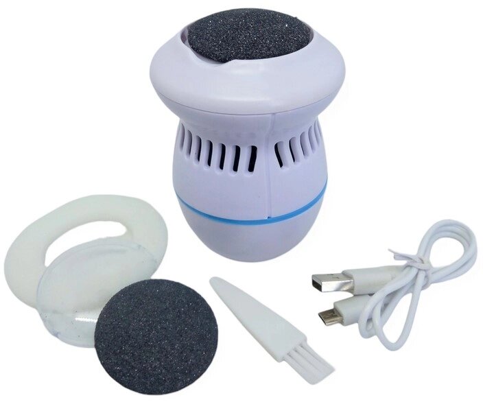 Пемза електрична для ніг OPT-TOP Pedi Vac USB Білий (2104618370) від компанії Придбай - фото 1
