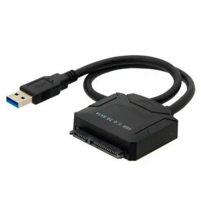 Перехідник на жорсткий диск USB 3.0 - SATA 2.5/3.5 HDD SSD до 5Гбіт/с із БП від компанії Придбай - фото 1