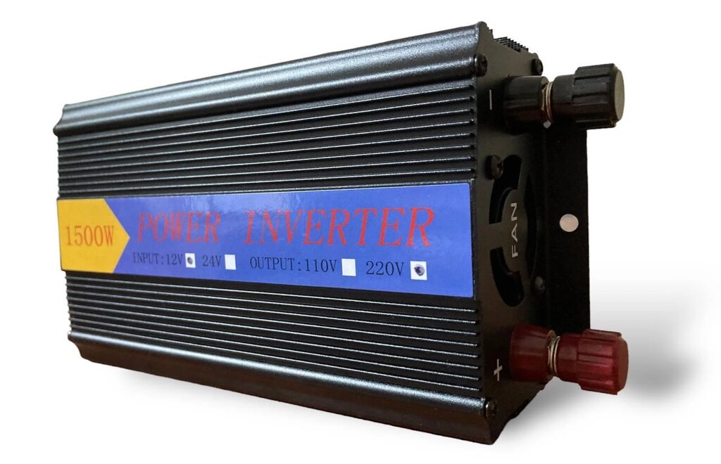 Перетворювач автомобільної напруги інвертор OPT-TOP Power Inverter 12-220 V 1500W + USB (1756375734) від компанії Придбай - фото 1