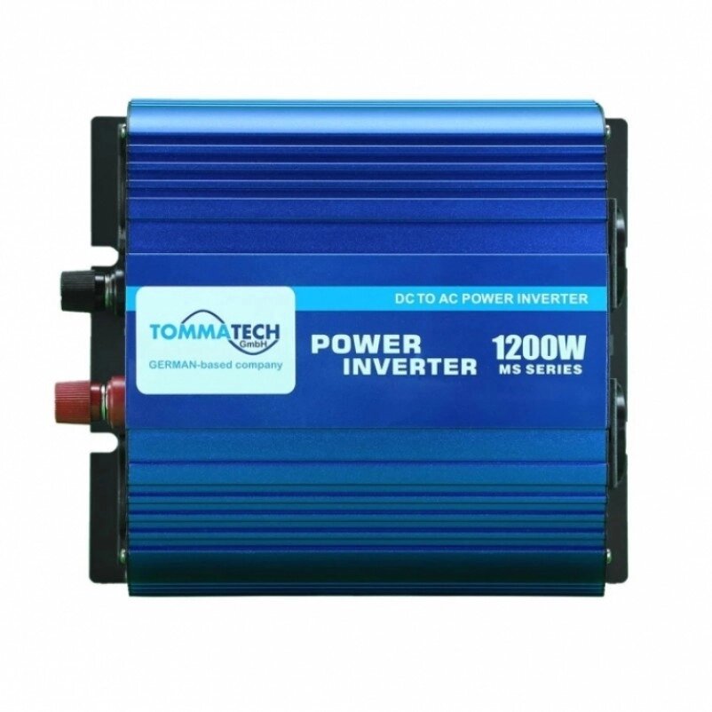 Перетворювач напруги інвертор Tommatech 1200W 12V Модифікований Синус (можна підключити котел) (1756375671) від компанії Придбай - фото 1