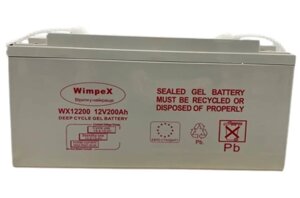 Акумулятор гелевий WimpeX 12v 200Ah (2104618347)