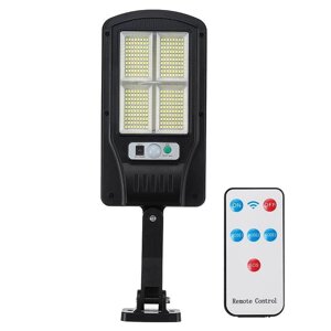 Вуличний настінний світильник Solar Light BK-4-320SMD з пультом ДУ і сонячною батареєю LED ліхтар