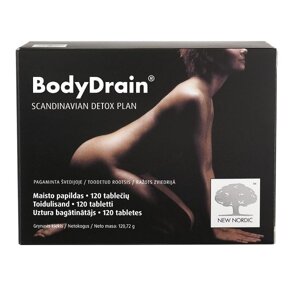 Детокс New Nordic BodyDrain 120 Tabs