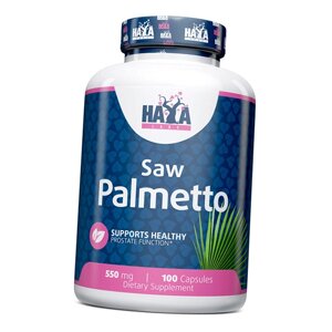 З Пальметто для здоров'я простати Saw Palmetto 550 Haya 100капс (71405027)