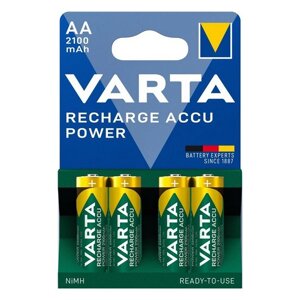 Батарейки АА VARTA ACCU AA 2100mAh BLI 4 шт (READY 2 USE), що перезаряджаються