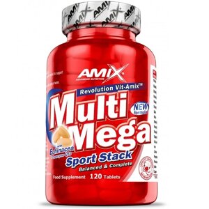 Вітамінно-мінеральний комплекс для спорту Amix Nutrition MultiMega Stack 120 Tabs