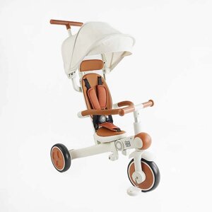 Велосипед-трансформер триколісний Best Trike 10"/8" Бежевий (163778)