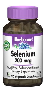 Селен 200мкг Bluebonnet Nutrition 90 гелевих капусул