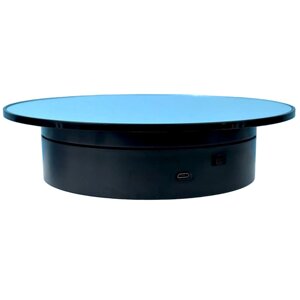 Стіл для предметної зйомки дзеркальний Electric Mirror Turntable 20 см Black