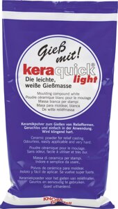 Суміш для моделювання keraquick "light" Knorr Prandell 1 кг Білий