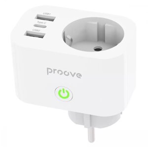 Розумна розетка Wi-Fi Proove Rapid Smart Socket PD-02 EU 1AC white