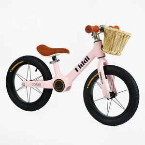 Велобіг-біговел Corso Kiddi LT-055 14" Рожевий (153906)