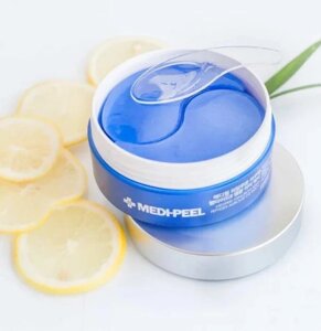 Гідрогелеві патчі зволожують з пептидами Medi-Peel Hyaluron Aqua Peptide 9 Ampoule Eye Patch 60 шт