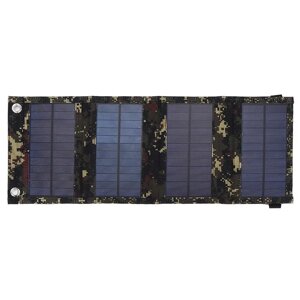 Сонячна панель Solar Power портативна зарядна станція складна з USB 5V - 10W камуфляж (SPH10)