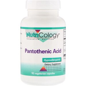 Пантотеновая кислота Nutricology Pantothenic Acid 90 Veg Caps