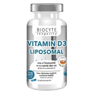 Вітамін D Biocyte Vitamine D3 Liposomal 30 Caps