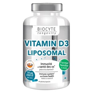 Вітамін D Biocyte Vitamine D3 Liposomal 90 Caps