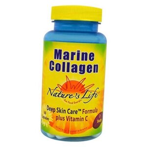 Морський колаген Marine Collagen Nature's Life 60капс (68454001)