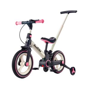 Дитячий велосипед-трансформер Best Trike BT-127 12" Рожево-білий (147729)