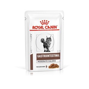 Вологий корм для котів Royal Canin Gastrointestinal Moderate Calorie при розладах травлення 85 г