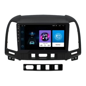 Штатна магнітола Lesko Hyundai Santa Fe II 2005-2010 9" 1/16Gb/ Wi-Fi Optima GPS Android