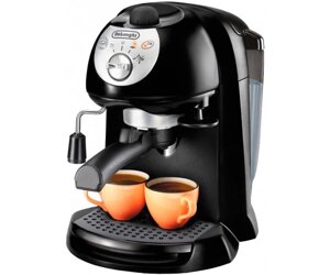 Рожкова кавоварка еспресо DeLonghi EC 221. B Чорний