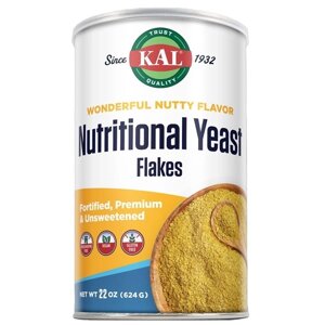 Пивні дріжджі KAL Nutritional Yeast Flakes 624 g /30 servings/ Unsweetened CAL-38010