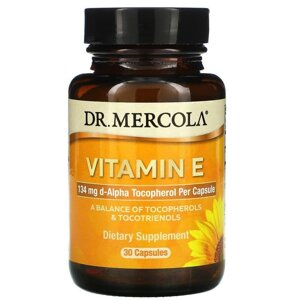 Вітамін Е Vitamin E Dr. Mercola 30 капсул