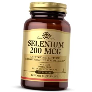 Селен Selenium 200 Solgar 100таб (36313216)