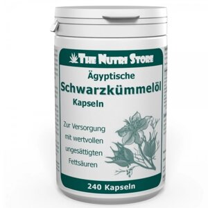 Чорний кмин The Nutri Store Black Cumin Seed Oil 240 Caps ФР-00000166/10