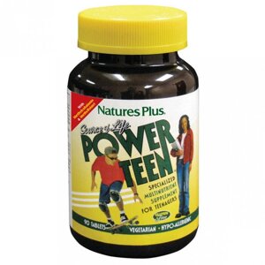 Вітамінно-мінеральний комплекс Nature's Plus Source of Life Power Teen 90 Tabs