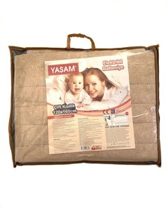 Електрична двоспальна простирадло YASAM 120х160 см Коричневий (YM2301-02)