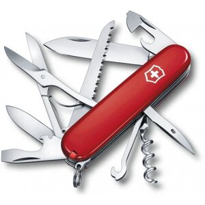 Складаний ніж Victorinox Huntsman Ukraine Червоно-чорний (1.3713.1.3)